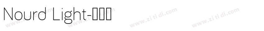 Nourd Light字体转换